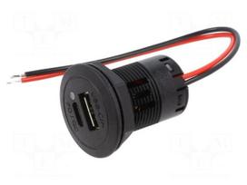 USB power supply | USB A socket,USB C socket | Sup.volt: 12÷24VDC