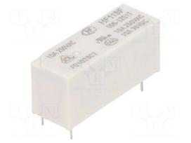 Relay: electromagnetic | SPDT | Ucoil: 5VDC | 10A | 10A/250VAC | PCB