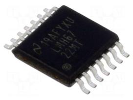IC: operational amplifier | 400MHz | Ch: 2 | 8÷12.5VDC | TSSOP14 | 8mV