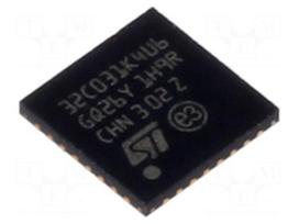 IC: STM32 ARM microcontroller | 48MHz | UFQFPN32 | 2÷3.6VDC | STM32C0
