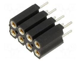 Connector: pin strips | socket | female | PIN: 8 | THT | 3A | 150V | BL 6