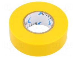 Tape: electrical insulating | W: 25mm | L: 25m | Thk: 0.15mm | yellow