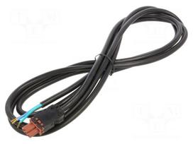 Power cable | 24÷48VDC | black | 3m