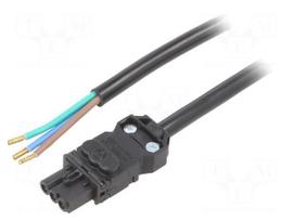 Power cable | 120÷230VAC | black | 3m