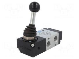 Mechanical valve | -0.9÷10bar | 3/2 NC | Thread: G 1/4" | 1100l/min