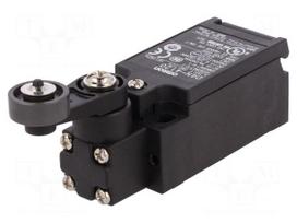 Limit switch | lever R 26mm, plastic roller Ø17,5mm | NO + NC