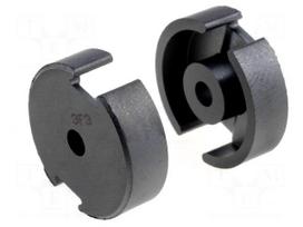 Core: ferrite | P | 3F3 | 2850nH | 1120mm3 | 43.3mm2 | A: 13.4mm | B: 3.8mm