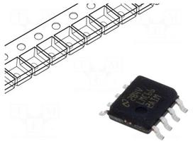 IC: operational amplifier | 1.4MHz | Ch: 2 | 4.75÷15.5VDC | SO8 | 3.3mV