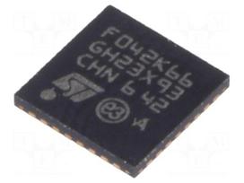 IC: STM32 ARM microcontroller | 48MHz | UFQFN32 | 2÷3.6VDC | STM32F0