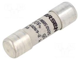Fuse: fuse | ceramic | 25A | 400VAC | gG | 10x38mm