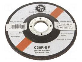 Cutting wheel | Ø: 115mm | Disc thick: 6.4mm | stone | 22mm | bulk