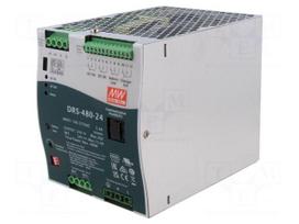 Power supply: buffer | for DIN rail | 480W | 24VDC | 20A | 90÷305VAC