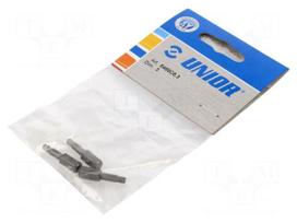 Screwdriver bit | hex key | HEX 3mm | 1/4" | Overall len: 25mm | 3pcs.
