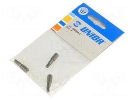 Screwdriver bit | hex key | HEX 4mm | 1/4" | Overall len: 25mm | 3pcs.