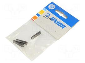 Screwdriver bit | hex key | HEX 5mm | 1/4" | Overall len: 25mm | 3pcs.