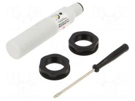 Sensor: capacitive | Range: 3÷8mm | 20÷250VAC | OUT: SCR | Housing: M18