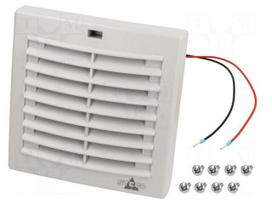 Fan: DC | axial | 120x120x81mm | 23m3/h | 51dBA | IP54 | Cutout: 92x92mm