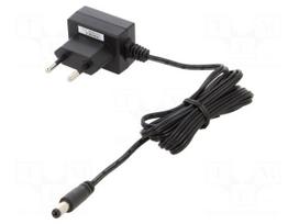 Power supply: switching | mains,plug-in | 24VDC | 0.25A | 6W | 82%