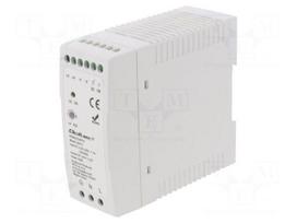 Power supply: switching | for DIN rail | 60W | 24VDC | 2.5A | IP20 | 86%