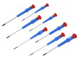 Screwdriver: precision-set | precision | slot | 8pcs.