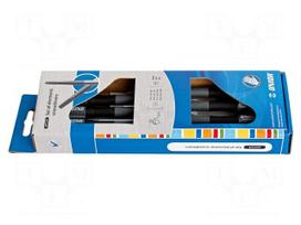 Screwdriver: precision-set | precision | Phillips,slot | 7pcs.