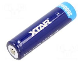 Re-battery: Li-Ion | 18650,MR18650 | 3.6V | 3600mAh | Ø18.6x69.5mm
