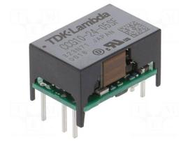 Converter: DC/DC | 10W | Uin: 9÷36VDC | Uout: 5VDC | Iout: 2A | THT | CCG10