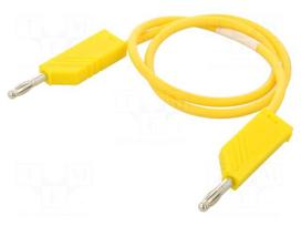 Test lead | 60VDC | 30VAC | 16A | with 4mm axial socket | Len: 0.5m