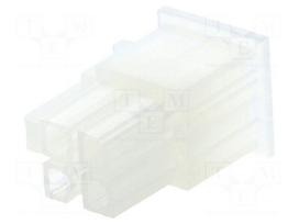 Connector: wire-wire/PCB | plug | female | PIN: 4 | Mini-Fit Jr | 600V