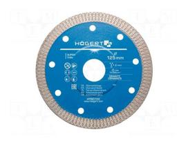 Cutting diamond wheel | Ø: 125mm | Disc thick: 1.2mm | 22.2mm