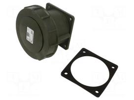Connector: AC supply 3-phase | socket | female | 32A | 400VAC | IP67