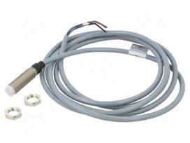 Sensor: inductive | OUT: NPN / NO | 4mm | 10÷40VDC | M12 | 2m | IP67 | 200mA