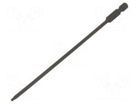 Screwdriver bit | Torx® | TX08 | 1/4" | Overall len: 150mm
