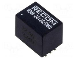Converter: DC/DC | 3W | Uin: 9÷36VDC | Uout: 12VDC | Iout: 250mA | SMT | R3M