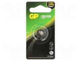 Battery: lithium | CR1220,coin | 3V | 36mAh | non-rechargeable | 1pcs.