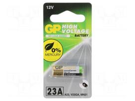Battery: alkaline | 23A,8LR932 | 12V | non-rechargeable | 1pcs.
