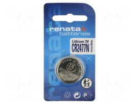 Battery: lithium | CR2477N | 3V | 950mAh | non-rechargeable | 1pcs.