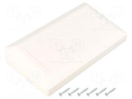 Enclosure: desktop | X: 180mm | Y: 100mm | Z: 41.5mm | ABS | white