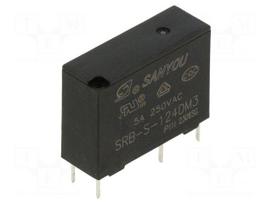 Relay: electromagnetic | SPST-NO | Ucoil: 24VDC | Icontacts max: 5A