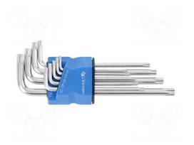 Wrench: Torx®-set | alloy steel | long | 9pcs.