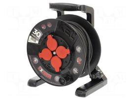 Extension lead | H05RR-F | 3G2.5mm2 | 30m | rubber | black | EXTREM | 16A