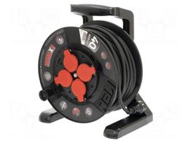 Extension lead | H05RR-F | 3G2.5mm2 | 40m | rubber | black | EXTREM | 16A