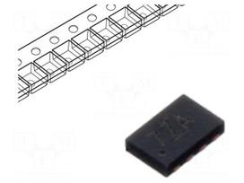 IC: digital | logic level voltage translator | Ch: 2 | CMOS | SMD | TXB