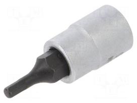 Socket: hex key-bit | HEX 2.5mm | 1/4" | Socket bit length: 33mm