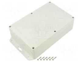 Enclosure: multipurpose | X: 140mm | Y: 210mm | Z: 60mm | ZP | light grey