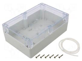 Enclosure: multipurpose | X: 140mm | Y: 210mm | Z: 75mm | ZP | light grey