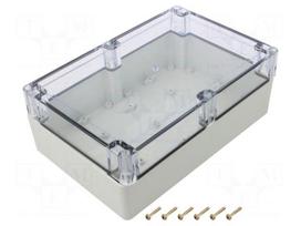 Enclosure: multipurpose | X: 140mm | Y: 210mm | Z: 75mm | ZP | light grey
