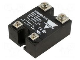 Relay: solid state | Ucntrl: 4.5÷32VDC | 50A | 24÷690VAC | RA60..16