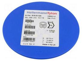Markers | Marking: L | 1÷3mm | PVC | yellow | -65÷105°C | leaded | HGDC1-3