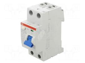 RCD breaker | Inom: 25A | Ires: 30mA | Max surge current: 5000A | IP20
